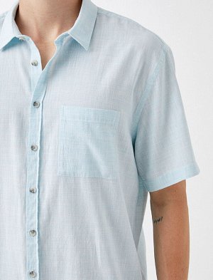 Рубашка Материал: %100  Хлопок Параметры модели: рост: 188 cm,  объем груди: 98, объем талии: 82, объем бедер: 95 Надет размер: M
