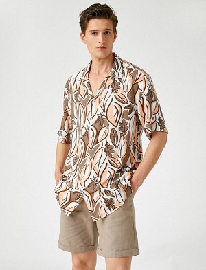 Рубашка Материал: %100  вискоза Параметры модели: рост: 188 cm,  объем груди: 96, объем талии: 78, объем бедер: 0 Надет размер: M