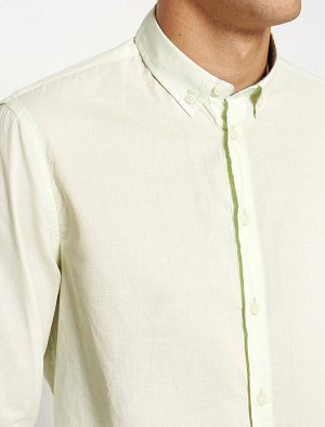 Рубашка Материал: %100  Хлопок Параметры модели: рост: 189 cm,  объем груди: 98, объем талии: 78, объем бедер: 94 Надет размер: M