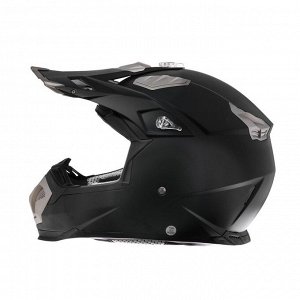 Шлем кроссовый, черный, матовый, размер XL, MX315
