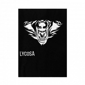 Бандана-труба LUCOSA SILK BLACK WOLF, П-020/1