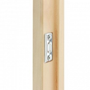 Дверь для бани и сауны из шпунтованной доски, ЛИПА Эконом 160х70 см