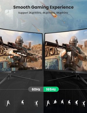 Ugreen Кабель Displayport AM-AM 2.00 м., медный v1.4