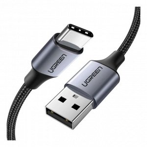 Кабель USB 2.0 - Type C в оплетке нейлоновой 1 м. Ugreen