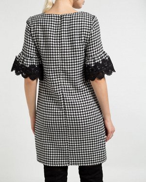 Платье жен. (002101)черно-серый