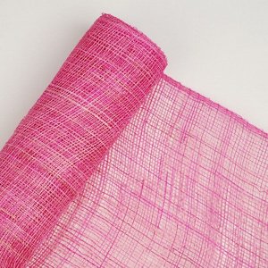 Джут премиум, ярко-розовый, 50 см x 9,14 м
