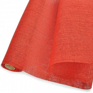Джут бумажный, красный, 0,5 х 4 м