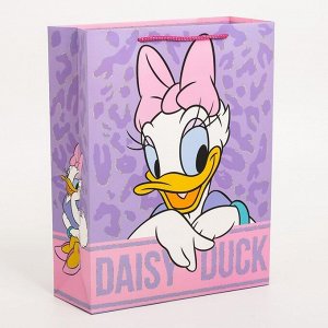 Disney Пакет подарочный &quot;Daisy duck&quot;, Минни Маус, 31х40х11,5 см