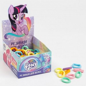 Peзинkи для вoлoс "Исkopka", 100 шт, My Little Pony