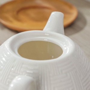 Набор чайный «Эстет», 2 предмета: чайник 350 мл, чашка 200 мл
