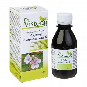 Сироп Dr. Vistong «Алтея с витамином С» от кашля, 150 мл