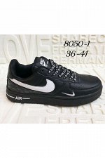 Кроссовки 8050-1 черно-белые