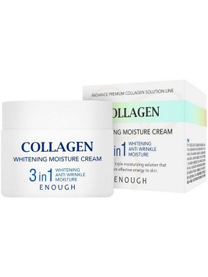 Крем для лица осветляющий с коллагеном Enough Collagen Whitening Moisture Cream 3 in 1 /50 мл., шт