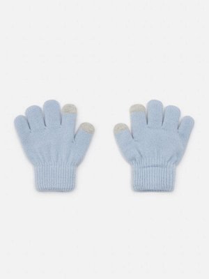 Перчатки детские для девочек Andar голубой