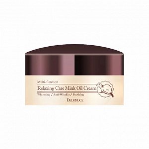 1157 Крем успокаивающий с жиром норки (100гр) 1157 DEOPROCE RELAXING CARE MINK OIL CREAM (100g)