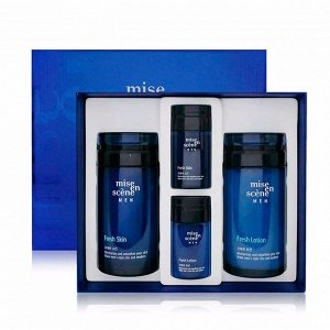 Мужская линия по уходу за кожей (140мл+30мл+140м+30мл) MISE-EN-SCENE MEN’S SKIN CARE SET (140ml+30ml+140ml+30ml)