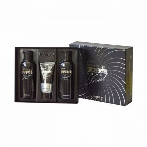 Мужской набор черная улитка (3 предмета) FARM STAY VISIBLE DIFFERENCE BLACK SNAIL HOMME 3 SET