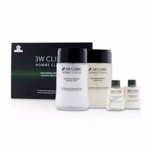 3W Набор мужской "Homme Classic Moisturizing Freshness Essential Skin Care" 360 мл. Арт-14829