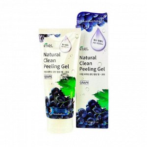 Пилинг-скатка с экстрактом черного винограда (180мл) EKEL GRAPE NATURAL CLEAN PEELING GEL (180ml)