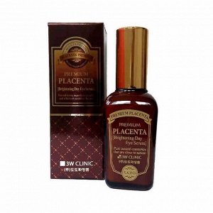 Антивозрастной серум для глаз на основе плаценты (50мл) 3W CLINIC PREMIUM PLACENTA BRIGHTENING DAY EYE SERUM (50ml)