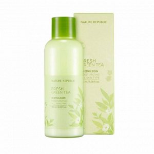 Освежающая эмульсия зеленый чай (180мл) [СРОК ДО 09.2022] [SALE] NATURE REPUBLIC FRESH GREEN TEA 70 EMULSION (180ml) [EXP 09/2022]