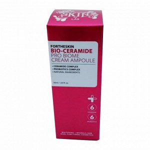 Био ампульный крем с керамидами (50мл) FORTHESKIN BIO-CERAMIDE PRO BIOME CREAM AMPOULE (50ml)