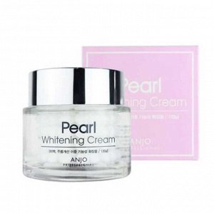 Осветляющий крем для лица с жемчугом  ANJO PROFESSIONAL PEARL WHITENING CREAM 120ml