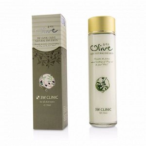 Мужская увлажняющая эмульсия для лица с Оливой  3W CLINIC OLIVE NATURAL EMULSION 150ml