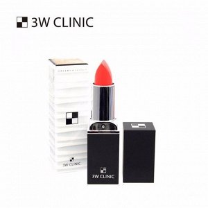 Матовая увлажняющая помада для губ #05 апельсиновый перчик 3W CLINIC AQUA MATTE LIP STICK #05 ORANGE PEPPER 3.7gr