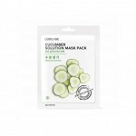 Тканевая маска с экстрактом огурца (25гр*10шт) LEBELAGE CUCUMBER SOLUTION MASK (25gr*10ea)