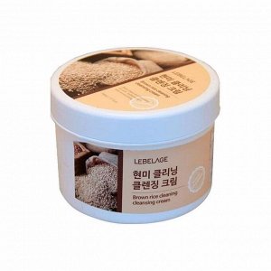 Очищающий крем для лица с экстрактом коричневого риса (500мл) LEBELAGE BROWN RICE CLEANING CLEANSING CREAM (500ml)