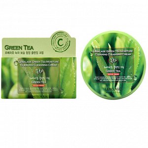 Очищающий крем для лица с экстрактом зелёного чая (300мл) LEBELAGE GREEN TEA MOISTURE CLEANING CLEANSING CREAM (300ml)