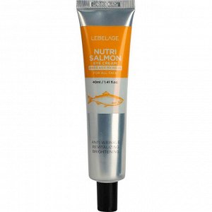 Омолаживающий питательный крем для век с маслом лосося (40мл)  LEBELAGE EYE CREAM NUTRI SALMON (40ml)