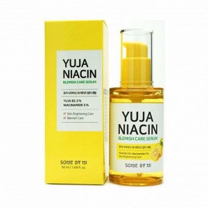 Осветляющая сыворотка с экстрактом юдзу (50мл) SOME BY MI YUJA NIACIN BLEMISH CARE SERUM (50ml)