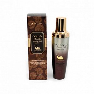 Эмульсия для интенсивного ухода от морщин (130мл) 3W CLINIC GOLD & SNAIL INTENSE CARE EMULSION (130ml)