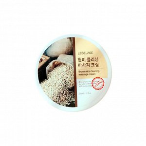 Массажный крем для лица с экстрактом коричневого риса (500мл) LEBELAGE BROWN RICE CLEANING MASSAGE CREAM (500ml)