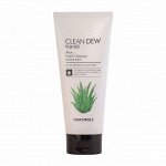 TONY MOLY CLEAN DEW ALOE FOAM CLEANSER (180ml), Пенка для лица с экстрактом алоэ (180мл)