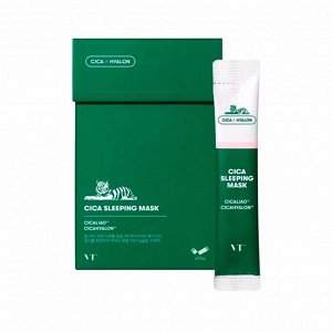 Ночная маска для чувствительной и проблемной кожи (20шт) VT CICA SLEEPING MASK (20ea)