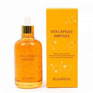 Мультивитаминная ампульная сыворотка для лица (100мл) SEANTREE VITA CAPSULE AMPOULE (100ml)