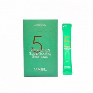 Глубокоочищающий шампунь с 5 пробиотиками (8мл*20шт) MASIL 5 PROBIOTICS SCALP SCALING SHAMPOO (8ml*20ea)