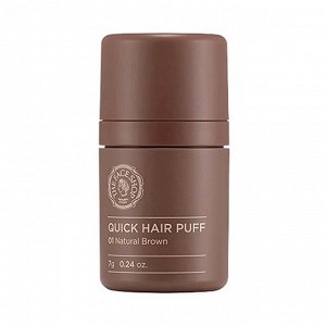 Цветная пудра для быстрой окраски волос #01 Коричневый (7мл) THE FACE SHOP QUICK HAIR PUFF NATURAL BROWN #01 (7ml)