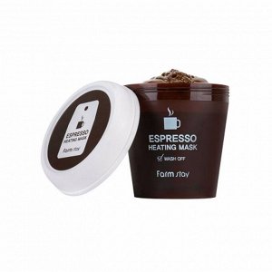 Согревающая маска для лица с экстрактом кофе Арабика FARM STAY ESPRESSO HEATING MASK 200gr