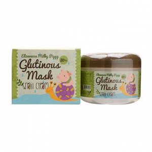 Крем-маска с муцином улитки (100мл) ELIZAVECCA MILKY PIGGY GLUTINOUS MASK 80% SNAIL CREAM (100ml)