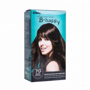 Краска для волос #Глубокий шатен (40гр+80мл) SEWHA B-HAPPY DEEP BROWN (7G) (40gr+80ml)