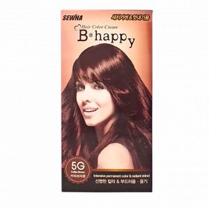 Краска для волос #Кофейный шатен (40гр+80мл) SEWHA B-HAPPY COFFEE BROWN (5G) (40gr+80ml)