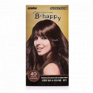 Краска для волос #Мягкий шатен (40гр+80мл) SEWHA B-HAPPY SOFT BROWN (4G) (40gr+80ml)