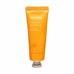 Крем-масло для рук на основе рапсового мёда (50мл) INNISFREE CANOLA HONEY HAND BUTTER EX (50ml)