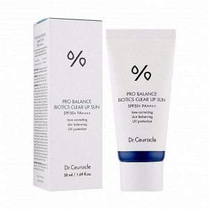 Dr.Ceuracle Солнцезащитный крем с пробиотиками Pro-Balance Biotics Clear Up Sun SPF50+PA+