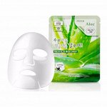 Маска с экстрактом алое (1шт) 3W CLINIC FRESH ALOE MASK SHEET