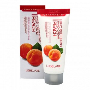 Крем для рук увлажняющий с экстрактом персика (100мл) LEBELAGE DAILY MOISTURIZING PEACH HAND CREAM (100ml)